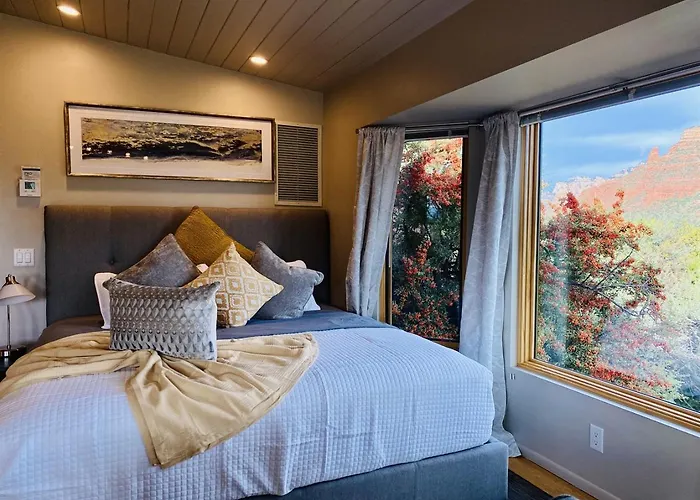 Perfect Couples Getaway Private Hot Tub Panoramic Red Rock Views Guest house Sedona