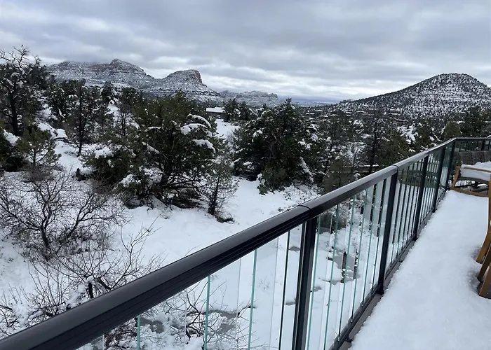 Perfect Couples Getaway Private Hot Tub Panoramic Red Rock Views Sedona